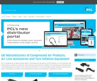 PClairtechnology.com(Tyre inflation and compressed air products) Screenshot