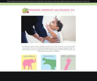 PCLC.us(PEDIATRIC CENTER OF LAS COLINAS) Screenshot