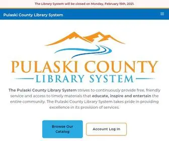 Pclibs.org(Pulaski County Library System) Screenshot