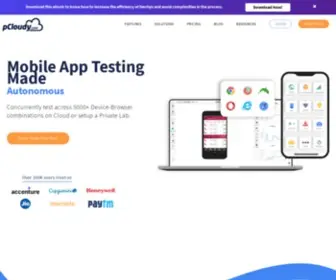 Pcloudy.com(Mobile App Testing) Screenshot