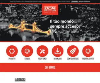 PCM-UPS.eu(Chi siamo) Screenshot