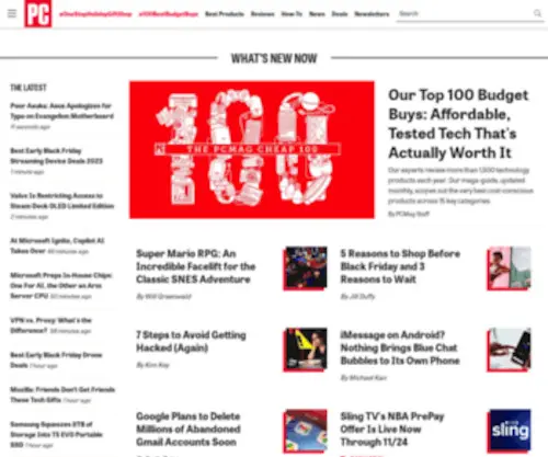 PCmag.com(PC Magazine) Screenshot