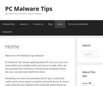 PCmalwaretips.com(PC Malware Tips) Screenshot