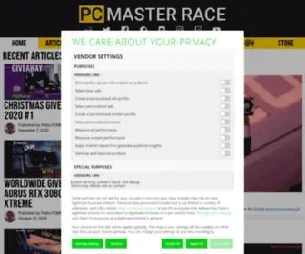 Pcmasterrace.org(PC Master Race) Screenshot
