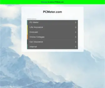 PCmeter.com(Domainname) Screenshot