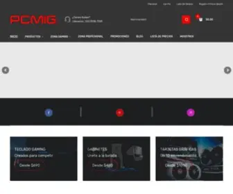 Pcmig.com.mx(Venta de computo gamer y profesional) Screenshot