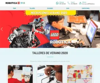 PCmiraflores.com(TALLER DE ROBOTICA VERANORobotica en Casa) Screenshot