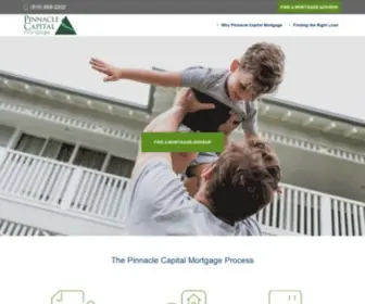 PCmloan.com(Pinnacle Capital Mortgage) Screenshot