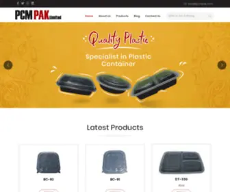 PCmpak.com(Plastic Food Takeout Container) Screenshot
