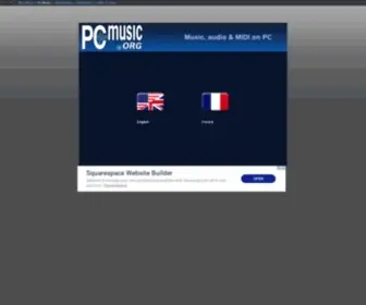 PCmusic.org(Music, MIDI & audio on PC) Screenshot