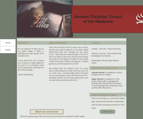 Pcnazarene.com(Connecting People with God) Screenshot