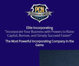 PCncorps.com(The Most Powerful Incorporating Company) Screenshot