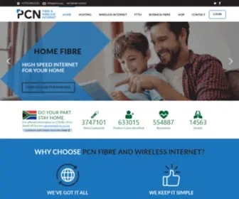 Pcnetwork.co.za(Fibre Internet) Screenshot