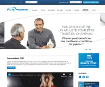 PCNPHysio.com(Clinique de physiothérapie et médecine sportive) Screenshot