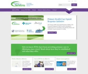 PCNpmo.ca(In a Primary Care Network (PCN)) Screenshot