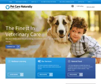 PCnvet.com(Pet Care Naturally) Screenshot