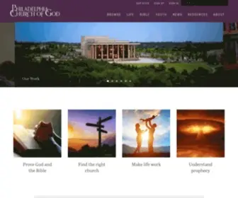 Pcog.org(The official website of the Philadelphia Church of God. The PCG) Screenshot