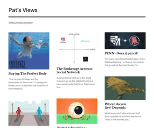 Pcon.blog(Trader, Investor, Speculator) Screenshot