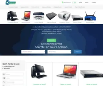 Pconrent.com(Computer Laptop & Server Rental Services) Screenshot
