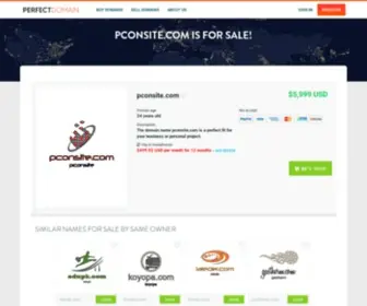 Pconsite.com(Pconsite) Screenshot