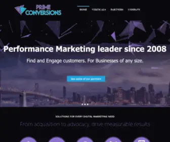 Pconversions.com(Find and Engage customers) Screenshot