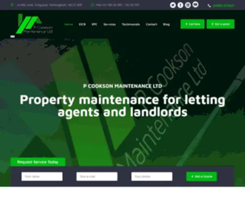 Pcooksonmaintenance.co.uk(P Cookson Maintenance) Screenshot