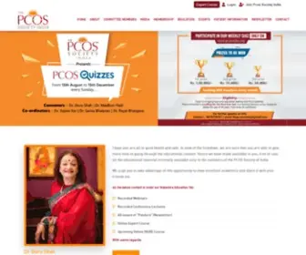 Pcosindia.org(The Pcos Society) Screenshot