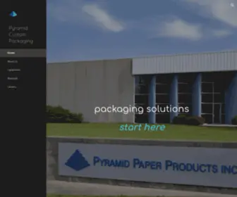 PCP-MFG.com(Pyramid Custom Packaging) Screenshot