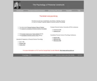 PCP-Net.org(Personal Construct Psychology) Screenshot