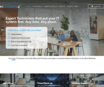 PCparamedics.it(Apple & Microsoft Support Specialists) Screenshot