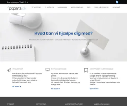 PCparts.dk(Adwords) Screenshot