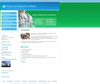 PCpatl.com(Primary Care Physicians of Atlanta) Screenshot