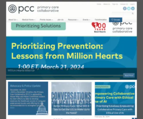 PCPCC.net(Primary Care Collaborative) Screenshot