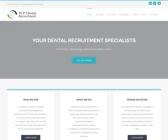PCpdentalrecruitment.co.uk(PCP Dental Recruitment) Screenshot