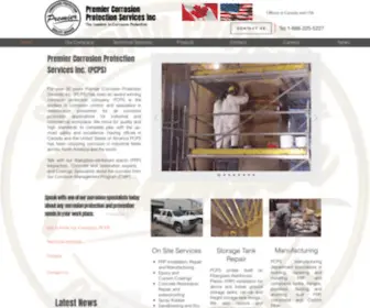 PCpinc.ca(Premier Corrosion Protection Services Inc) Screenshot