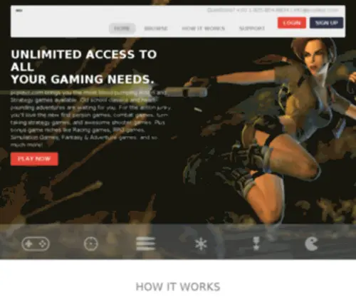 PCplayz.com(Nginx) Screenshot
