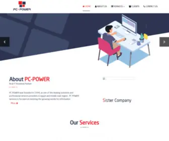 PCpower-EG.com(PC power) Screenshot