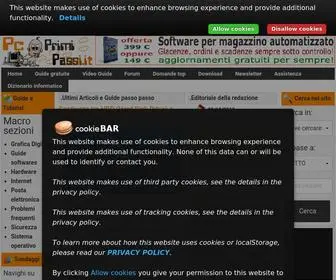 PCprimipassi.it(Portale di informatica per neofiti del computer Home) Screenshot