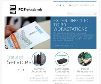 PCprofessionals.com.pk(PC Professionals) Screenshot