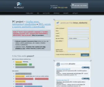 PCproject.cz(PC project) Screenshot