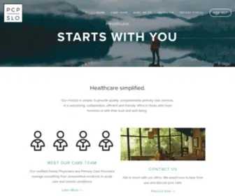 PCPslo.net(Primary Care Partners) Screenshot