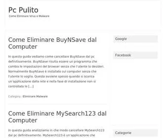 PCpulito.com(Pc Pulito) Screenshot