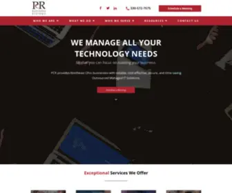 PCrbusiness.com(PCR Business Systems) Screenshot