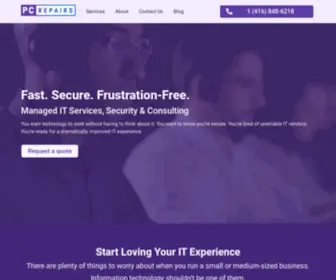 PCrepairs.com(On-site computer service and remote assistance) Screenshot