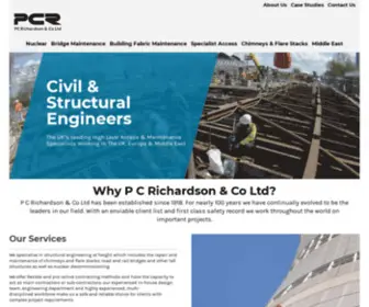 PCrichardson.co.uk(PC Richardson & Co (Middlesbrough) Ltd) Screenshot