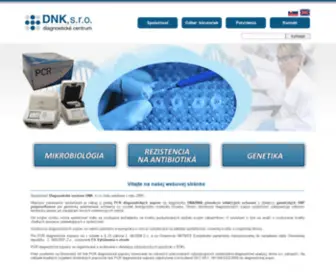 PCR.sk(Diagnostické centrum DNK) Screenshot