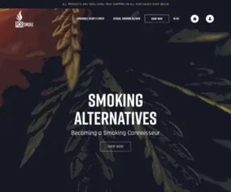 PCRsmoke.com(Herbal Smoking Blends) Screenshot