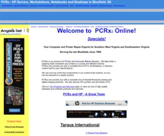 PCRxsales.com(HP Servers) Screenshot