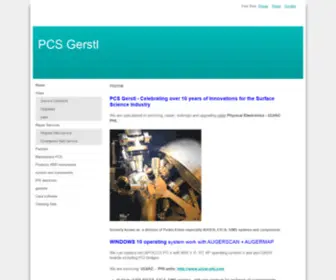 PCS-Gerstl.de(PCS Gerstl) Screenshot