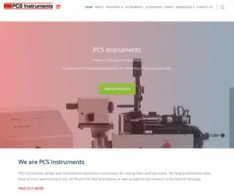 PCS-Instruments.com(PCS Instruments) Screenshot